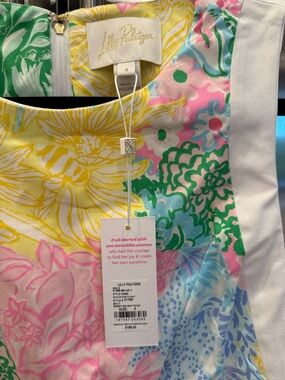 Lilly Pulitzer Beckler stretch shift in Bright Delight patch NWT